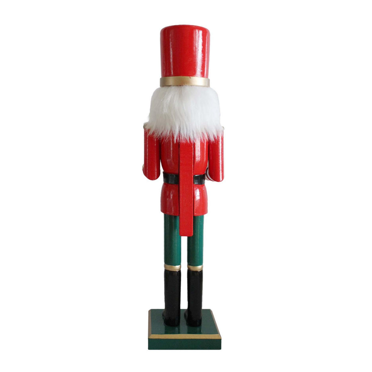 NUSSKNACKER Dekofigur 35 cm - Rot, Holz (8/35/10cm) - Mobili Rebecca