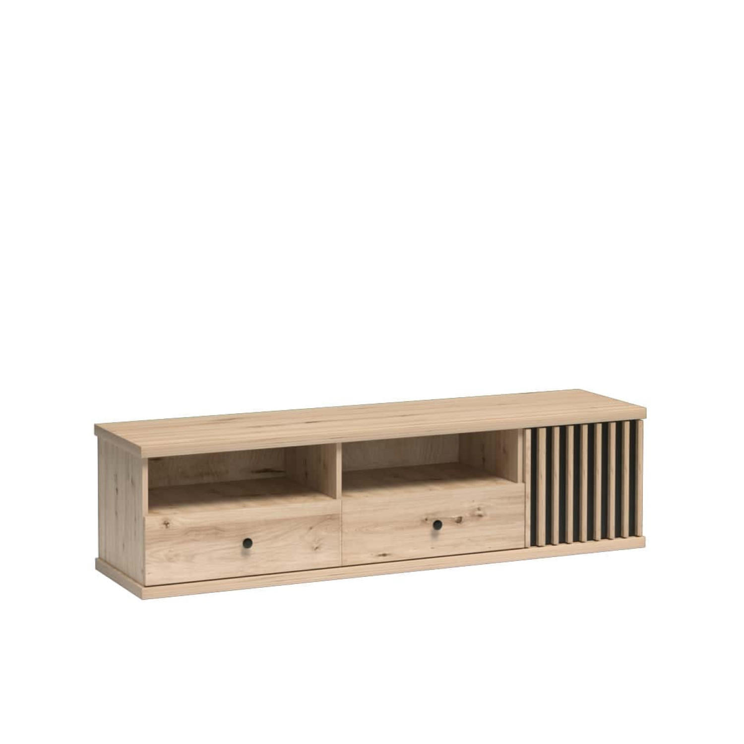 TV-LOWBOARD Cali C-6 160,6 x 43,4 x 40,6 cm Eiche Artisan - Eiche Artisan, Holzwerkstoff (160.6/43.4/40.6cm) - Koseto