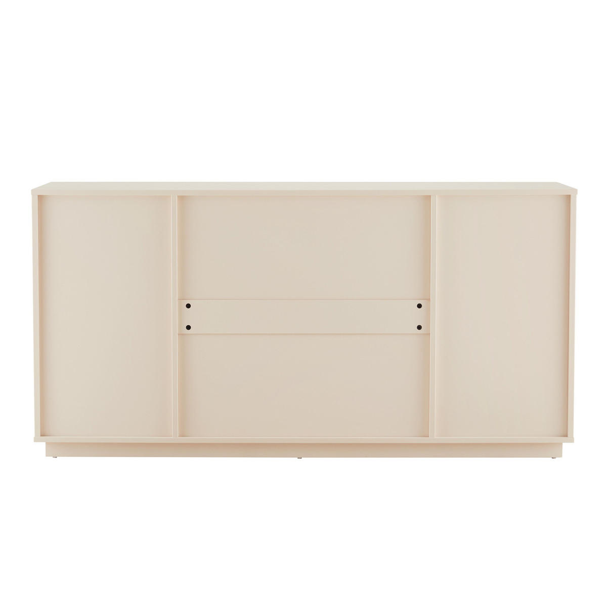 SIDEBOARD 160 cm, Ekru - Weiß, Holz (45/80/160cm) - Oviala