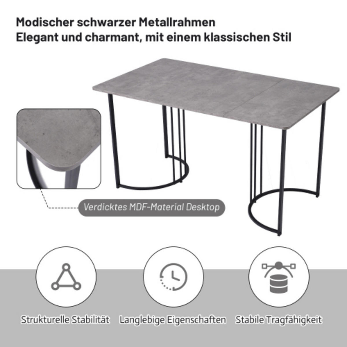 ESSGRUPPE 5-teilig mit Marmor-Look-Tisch 140×80 und vier braunen Samtstühlen mit ergonomischer Form für Küche und Esszimmer, grau-braun - Braun, Holzwerkstoff (80/75/140cm) - Luhomfu