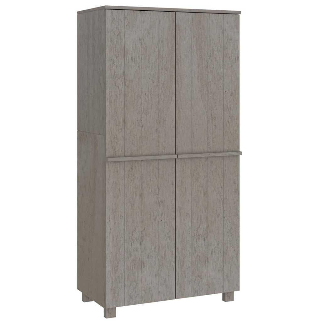 vidaXL Kleiderschrank Grau 50x180x89 cm