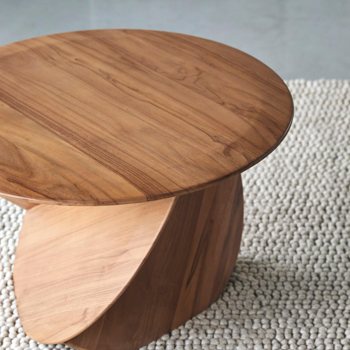 COUCHTISCH Gonzague Natur aus Teak - Naturfarben, Holz (70/70/42cm) - Tikamoon