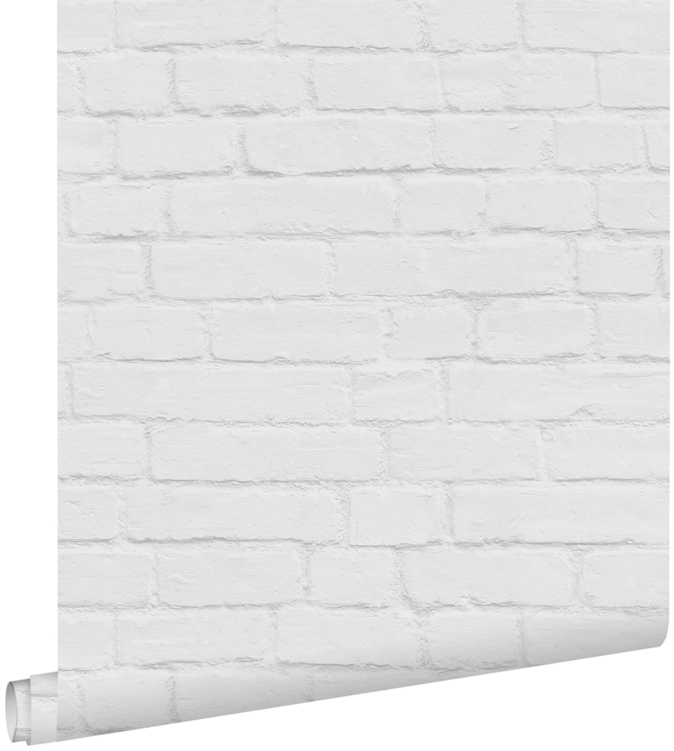 TAPETE Backstein-Optik 53 cm x 10.05 m - Grau, Papier (53/1000cm) - ESTAhome