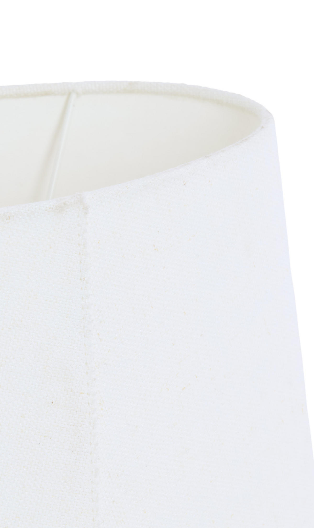 LAMPENSCHIRM Livigno Weiß 35/30/18 cm - Weiß, Textil (35/30/18cm) - Light & Living