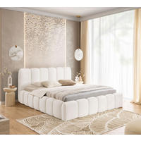 POLSTERBETT MIA Bettkasten Lattenrost 120x200 Weiß - Weiß, Holz (120/200cm) - Furnistar