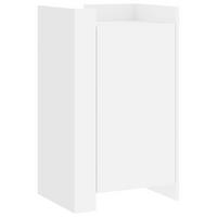 SIDEBOARD Weiss 45/35/75 Cm Holzwerkstoff - Weiß, Holzwerkstoff (45/75/35cm) - vidaXL