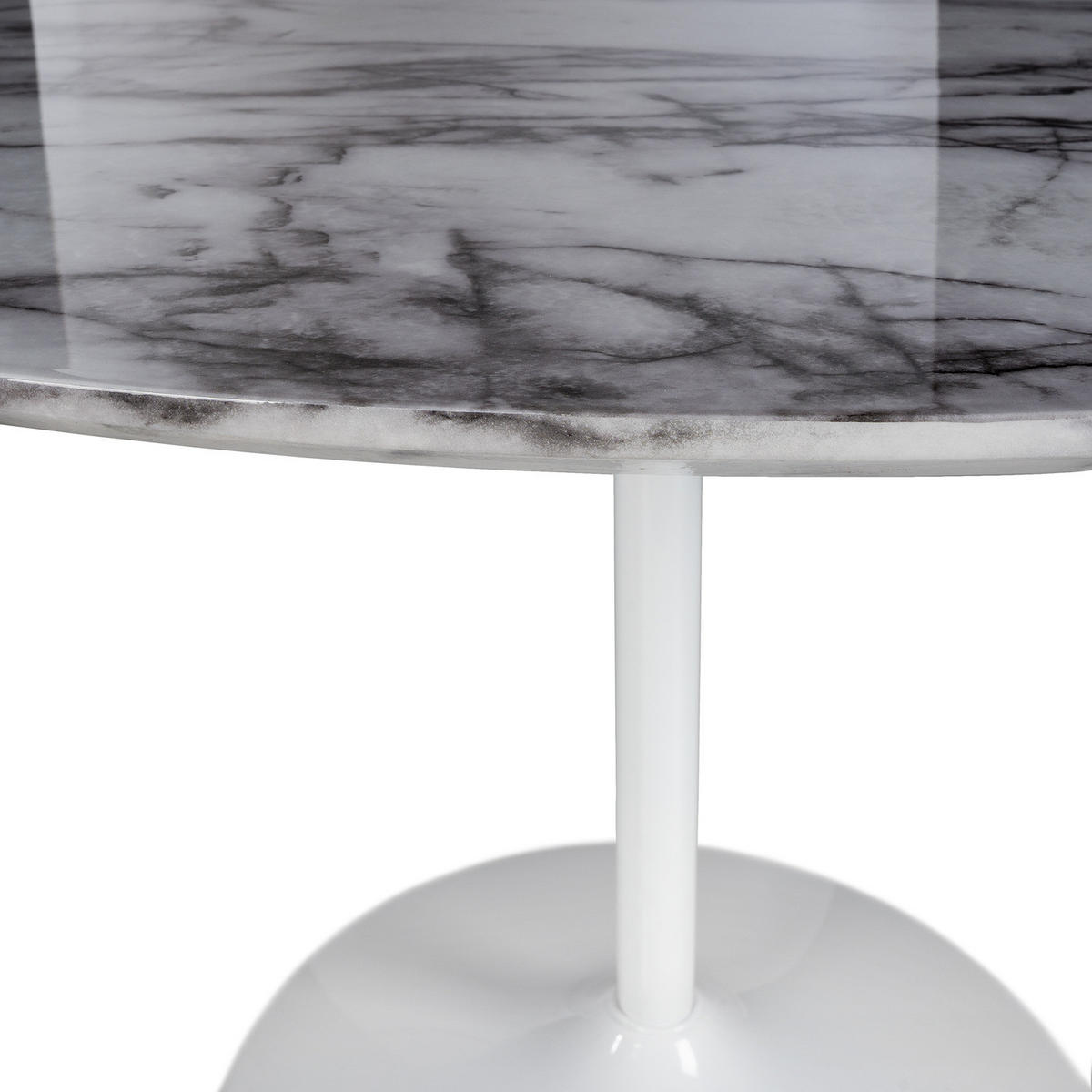 ESSTISCH - Marmor Dekor - Weiß, Holzwerkstoff (120/120/75cm) - home24