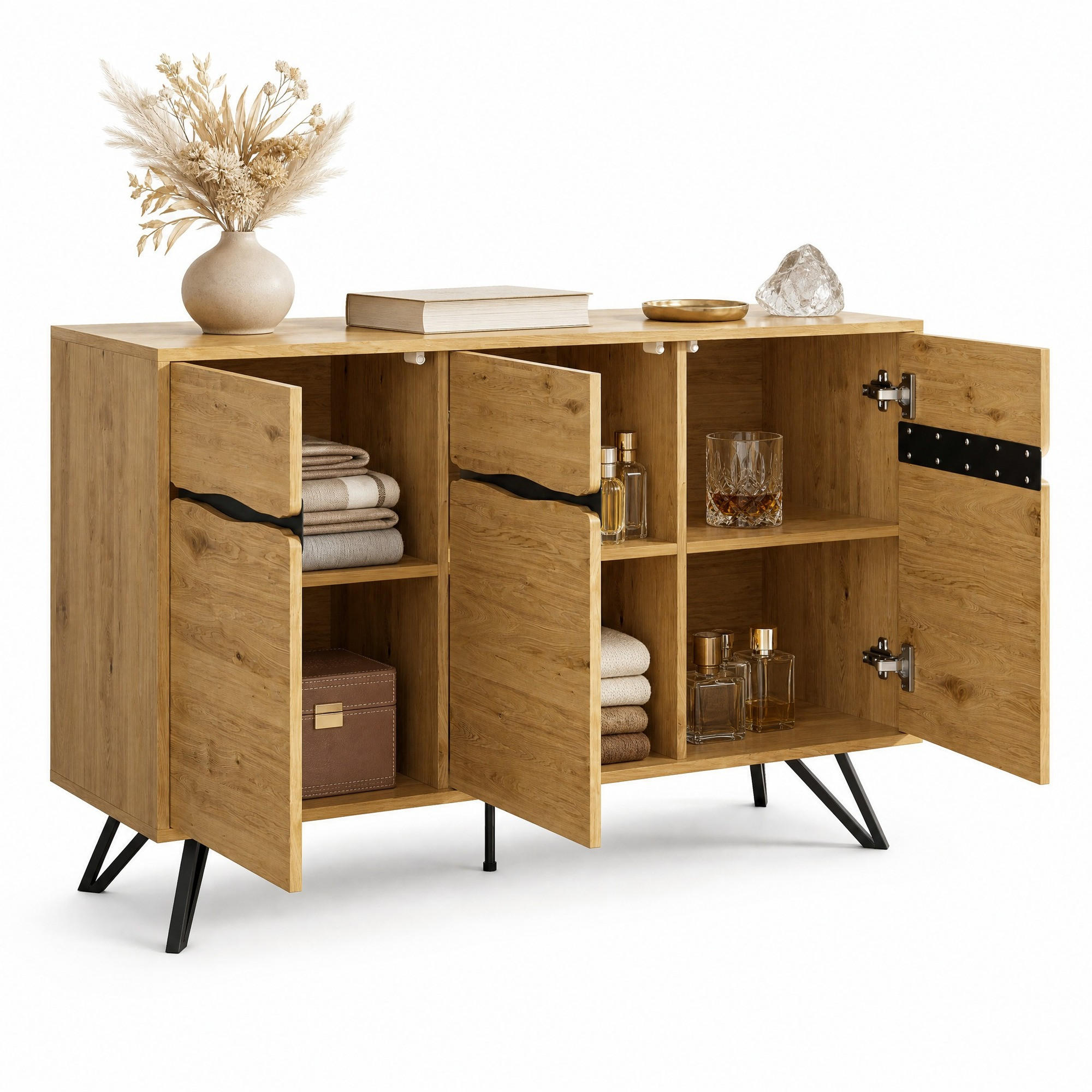 Ivmeu Sideboard Natur 140x75.5x40 cm