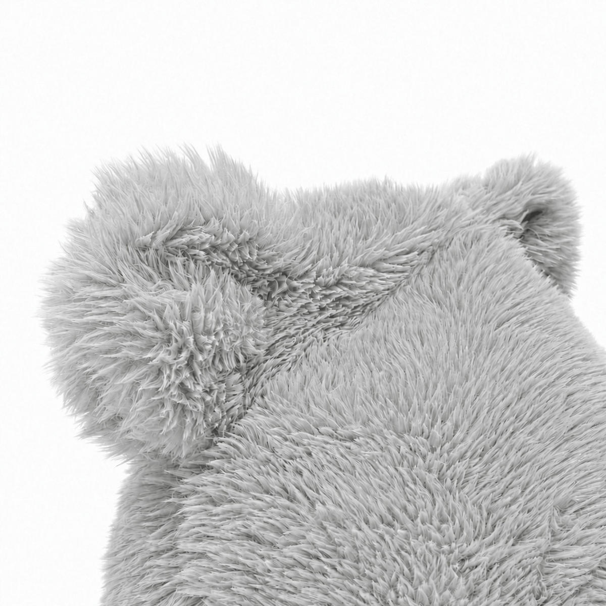 SITZSACK Teddy Mammoth flauschig - Hellgrau, Textil (58/50/67cm) - MeowBaby
