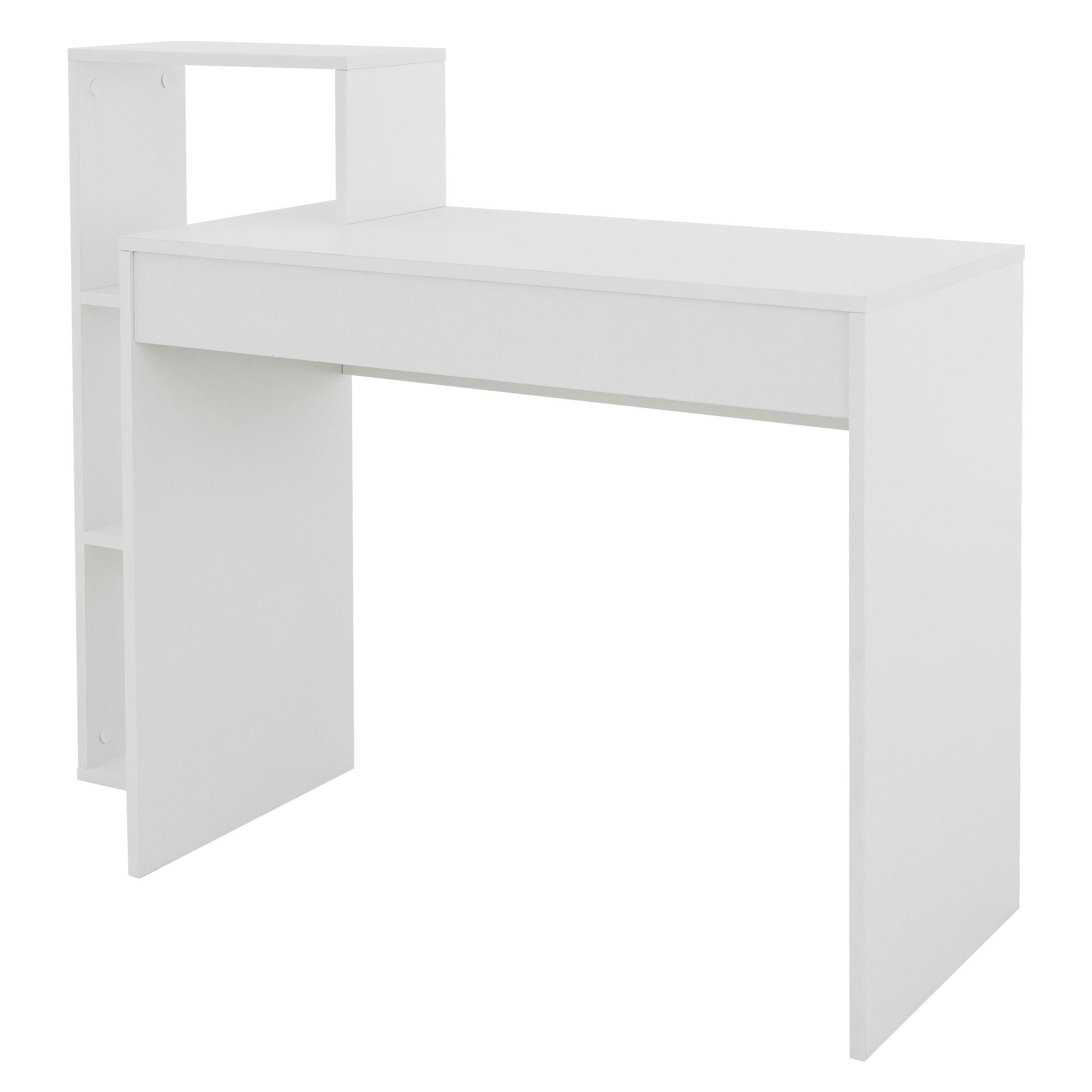 SCHREIBTISCH - Weiß, Holzwerkstoff (110/40/91cm) - ML-DESIGN