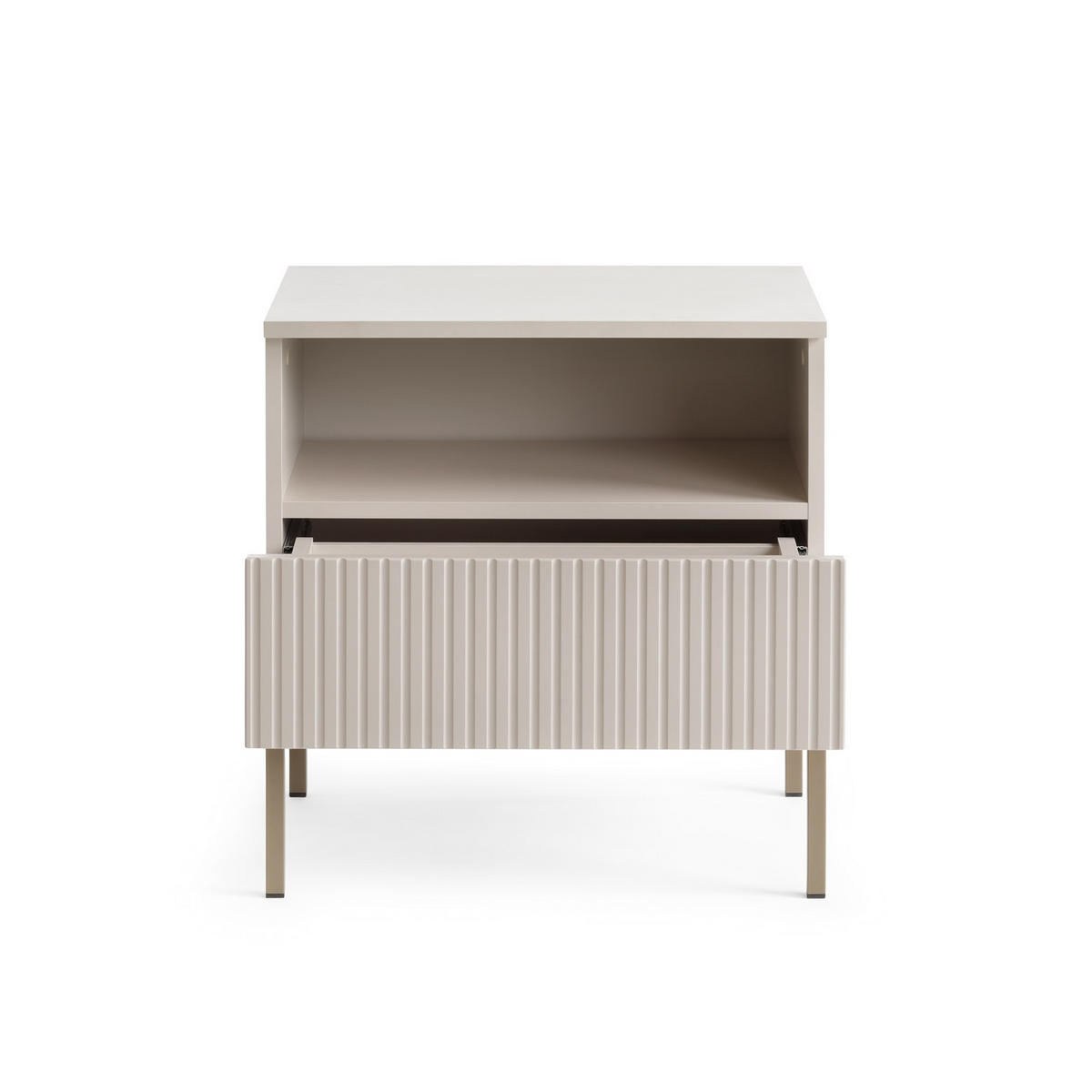NACHTTISCH SENTIERO 54/56/39 cm Kaschmir - Kaschmir, Holzwerkstoff (54/56/39cm) - MASSENO