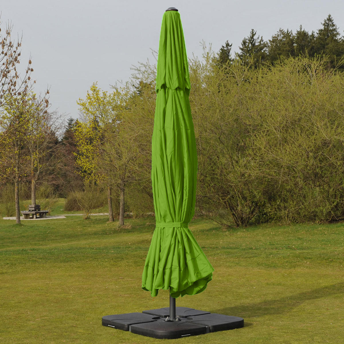 SONNENSCHIRM PRO Grün - Grün, Textil (500/500cm) - MCW