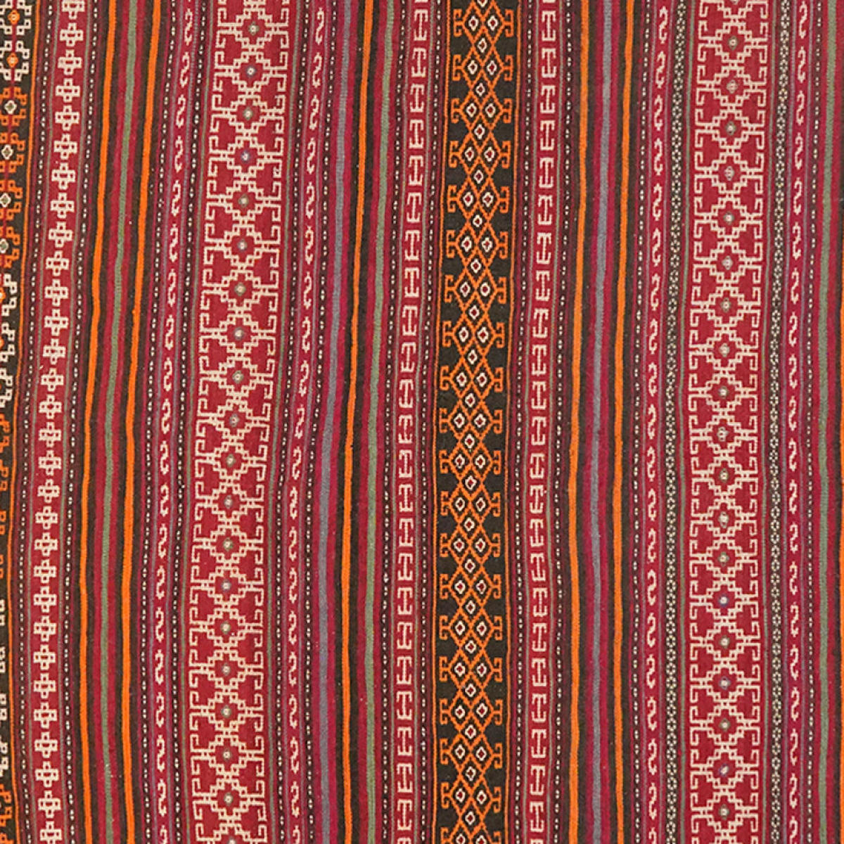 HANDWEBTEPPICH Kelim Kordi Old Mehrfarbig 277/170 cm - Multicolor, Textil (170/277cm) - Looma