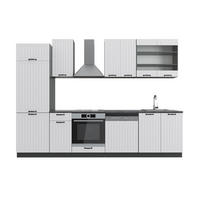 KUHINJSKI BLOK Fame-Line Seoska Bijela / Antracit 300 cm , RP Antracit - bijela/antracit, drvni materijal (300/206.8/60cm) - Vicco