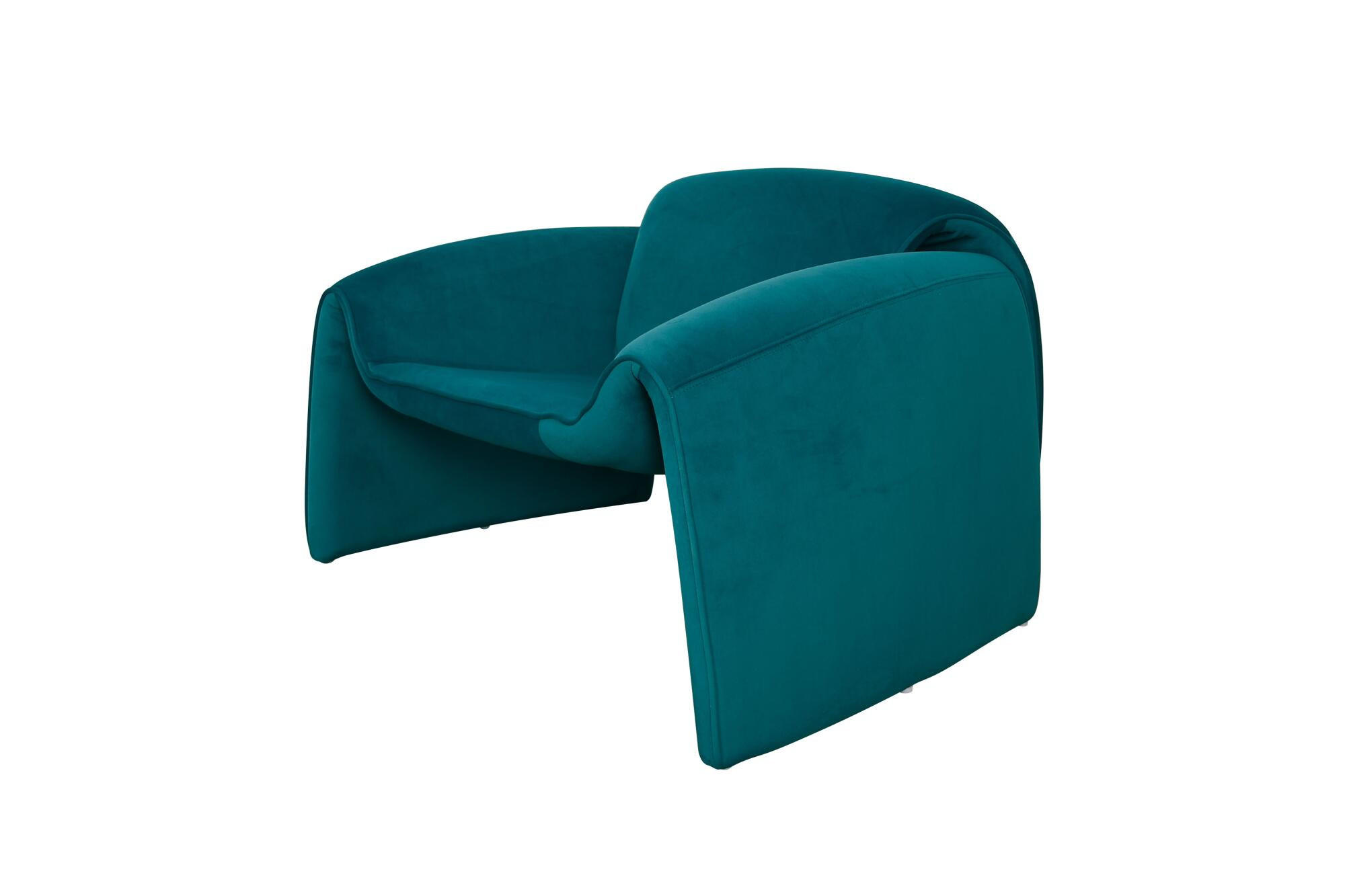 SESSEL NUA Grün 90x81x64 cm - Grün, Textil (90/64/81cm) - FURNLUX