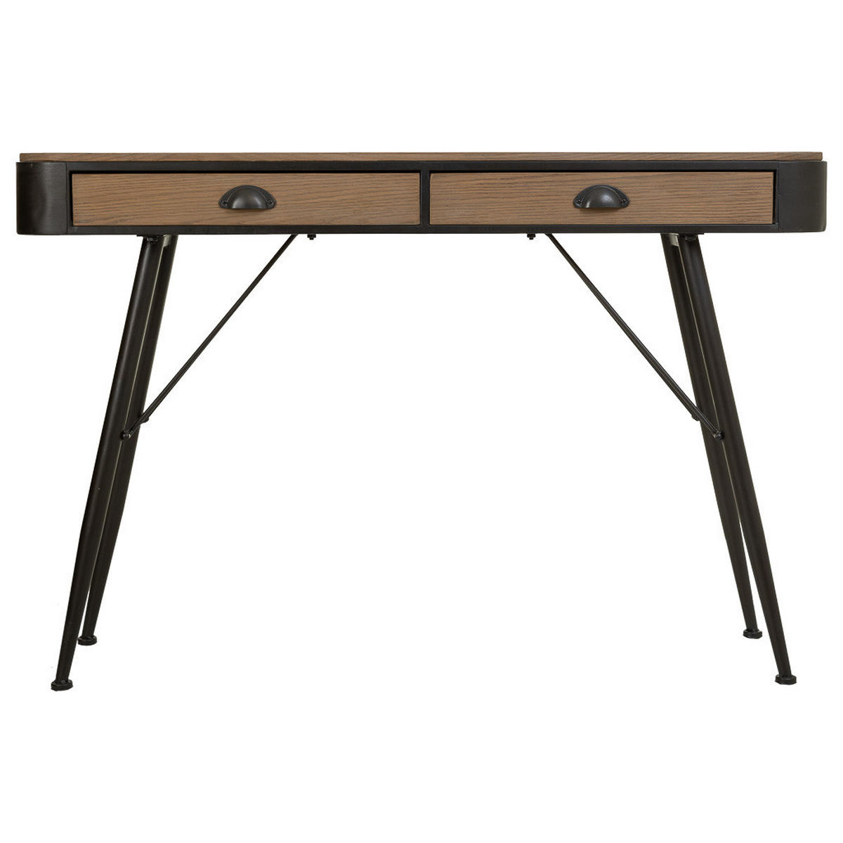 KONSOLE aus Holz und Metall 120x32x81 cm - Braun, Holz (32/120/80.5cm) - Wanderlust