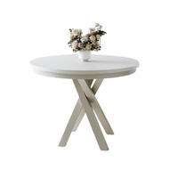 ESSTISCH LOFTO Weiß +Kaschmir - Weiß, Holzwerkstoff (100/100/77cm) - Compleo24