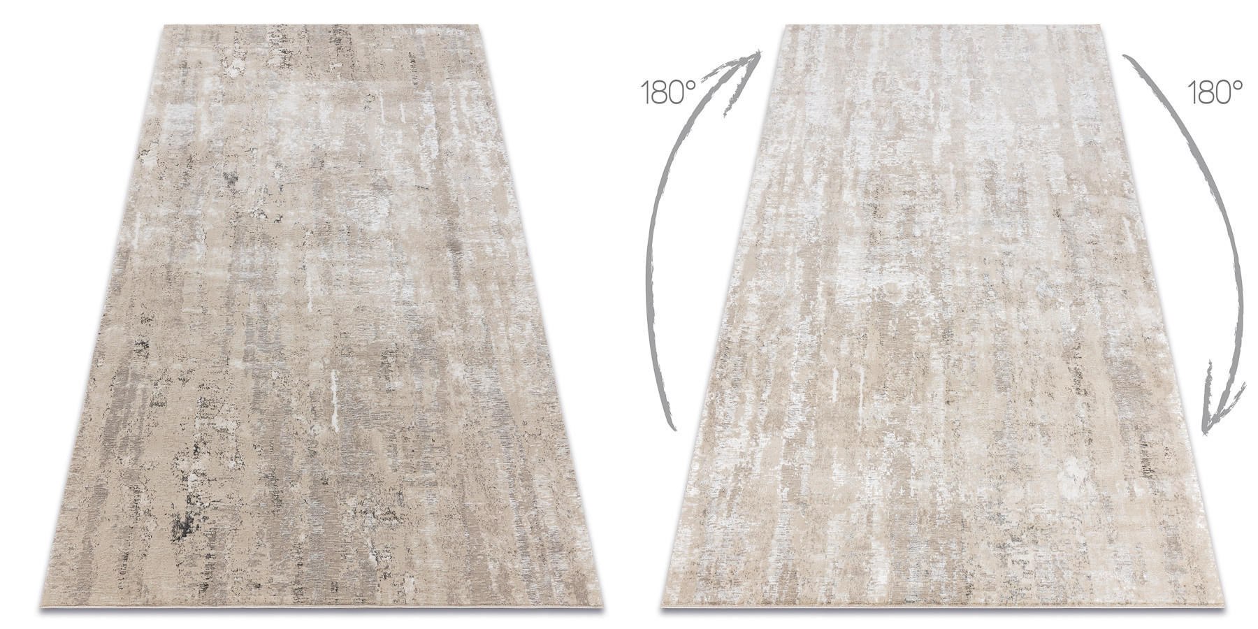 TEPPICH Bliss 120/170 cm - Beige, Textil (120/170cm) - rugsX