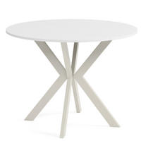 TISCH Kaschmir EWA Ausziehbar - Kaschmir/Weiß, Holzwerkstoff (100/100/76cm) - Sepro Meble