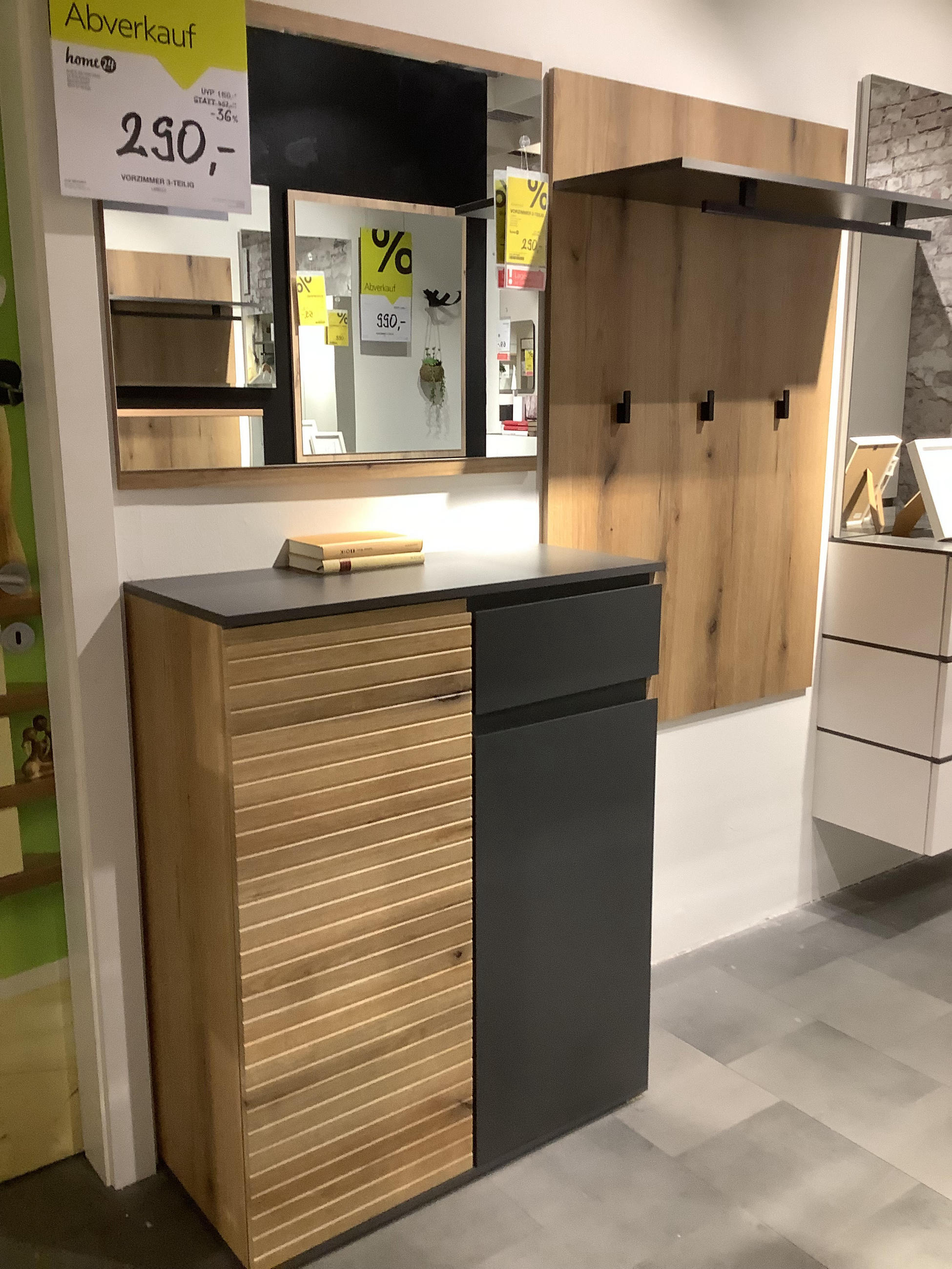 Vorzimmer 3-teilig LAMELLO - home24
