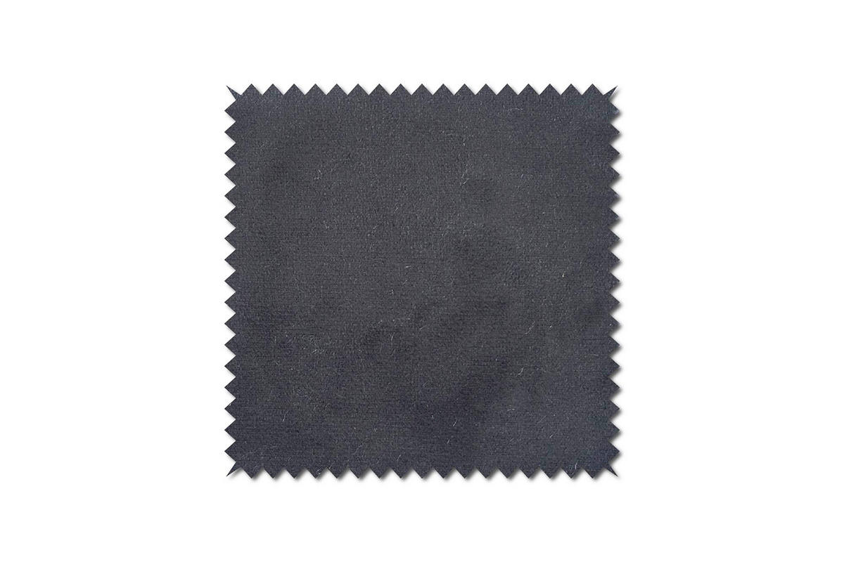 POLSTERBANK ARLY Grau Velvet - Grau, Textil (173/80/77cm) - KAWOLA