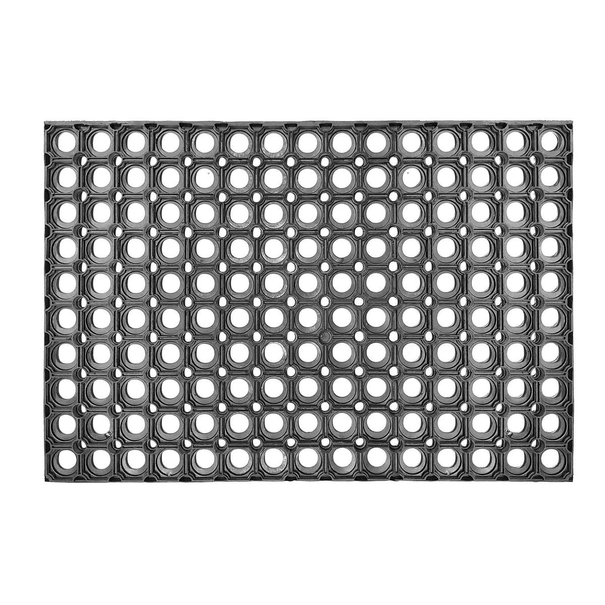 FUSSMATTE AUßEN QUADRO LIGHT - Schwarz, Textil (60/80cm) - Astra