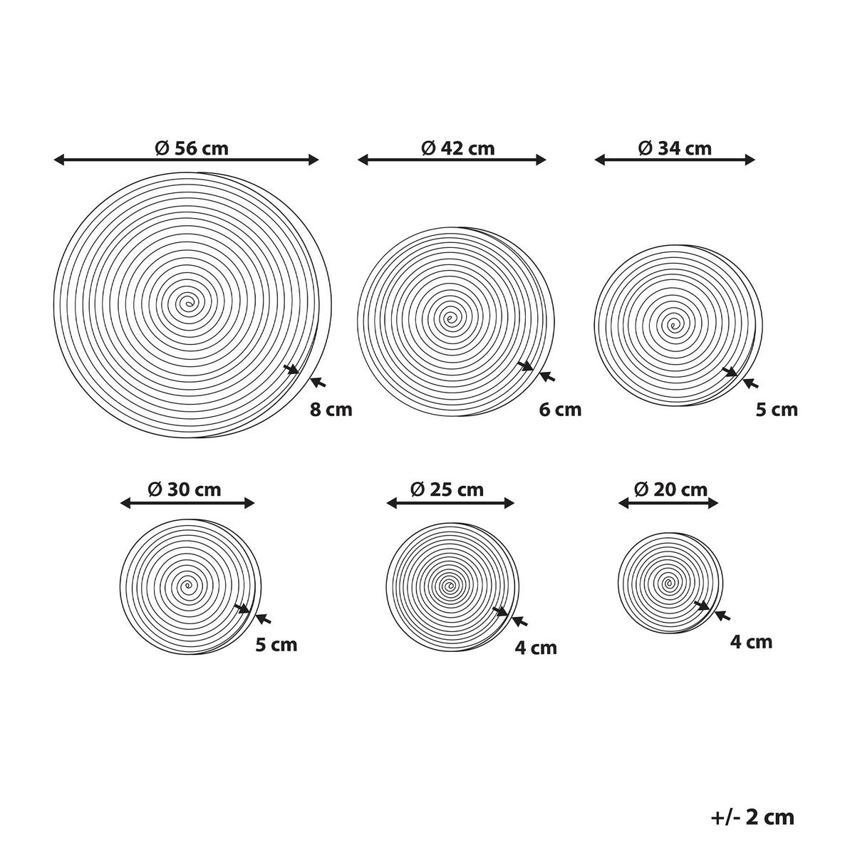 WANDDEKORATION Seegras bunt Namdinh - Multicolor, Naturmaterialen (56/56/8cm) - Beliani