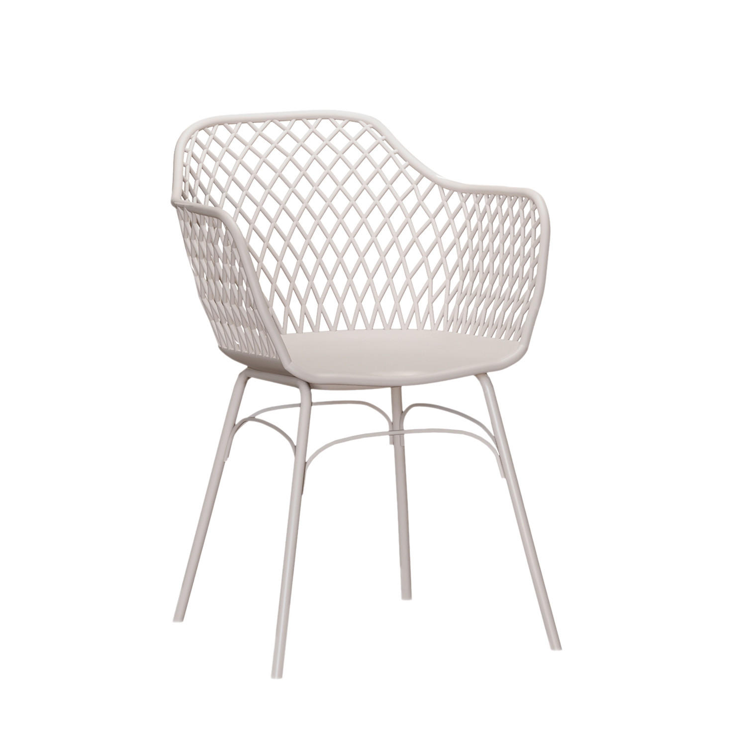 STUHL FÜR DRAUSSEN Stal Beige 59 cm x 72 cm - Beige, Kunststoff (59/72/56cm)