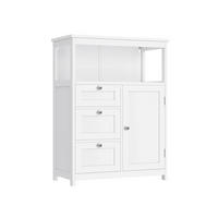 BADEZIMMERSCHRANK ULAANBAATAR - Weiß, Holzwerkstoff (60/80/30cm) - Hansiro