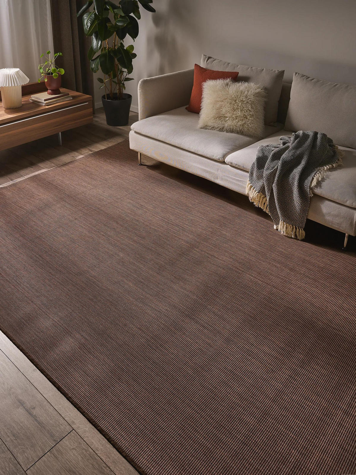 OUTDOORTEPPICH Metro Braun 80x150 cm - Braun, Textil (80/150cm) - benuta Nest