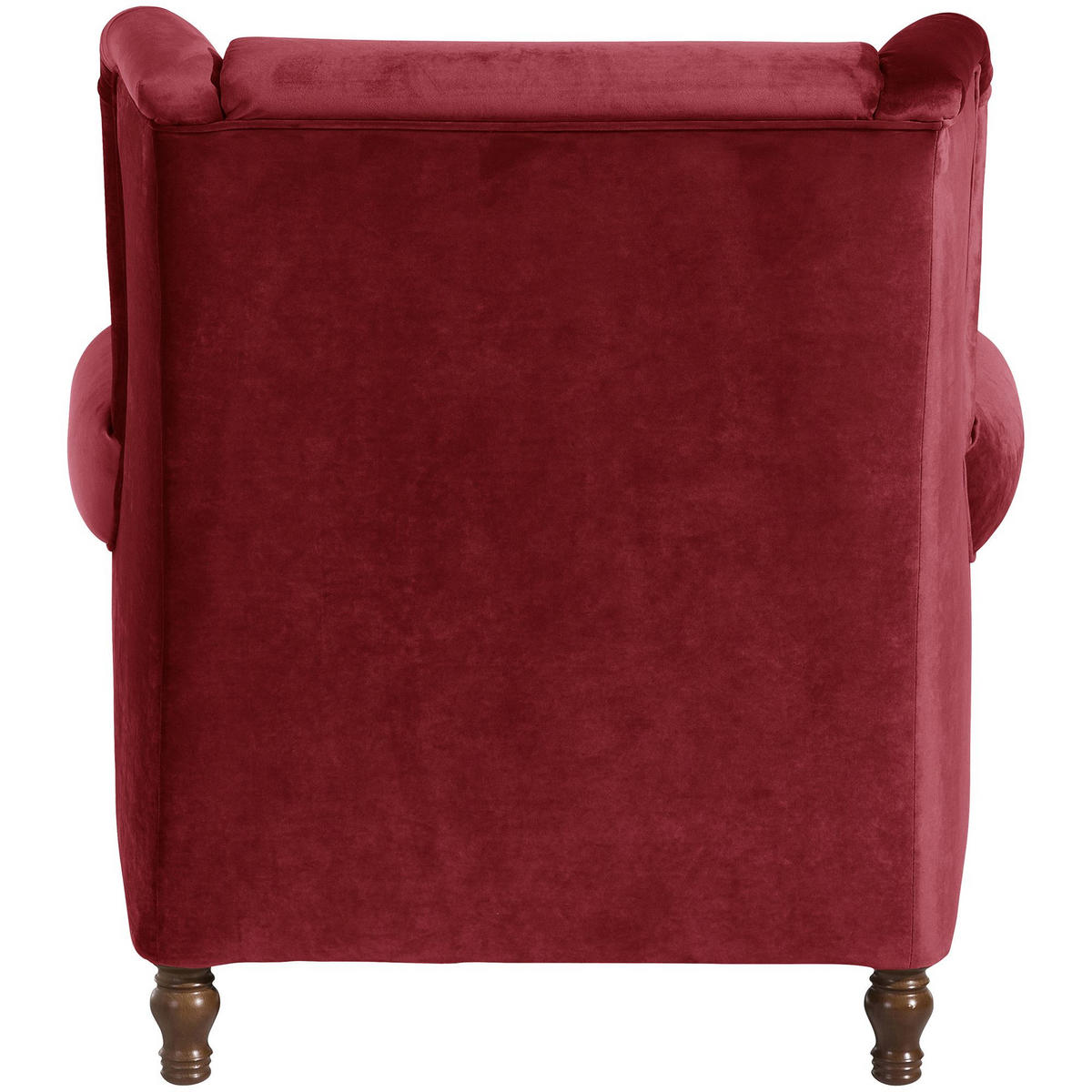 SESSEL XXL inkl. Kissen Karley Samtvelours rot - Rot, Kunststoff (103/103/149cm) - 58aufmkessel