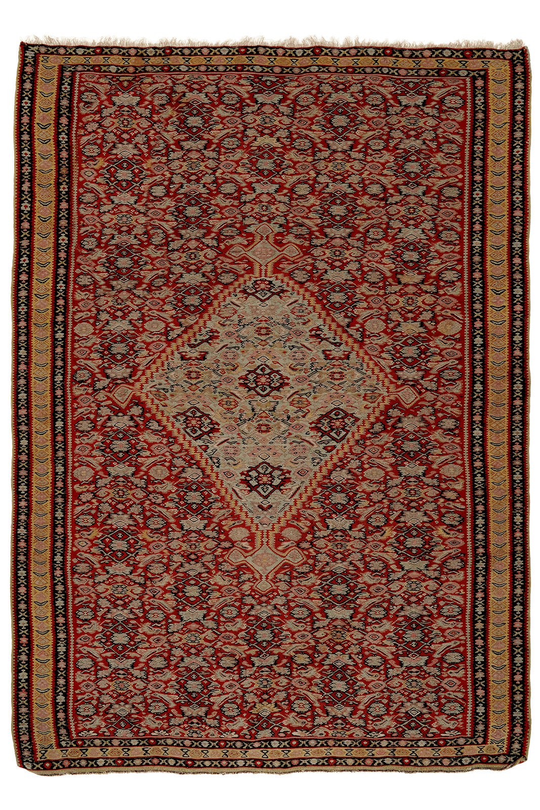 Looma Kelim-Teppich Rot 138x198 cm