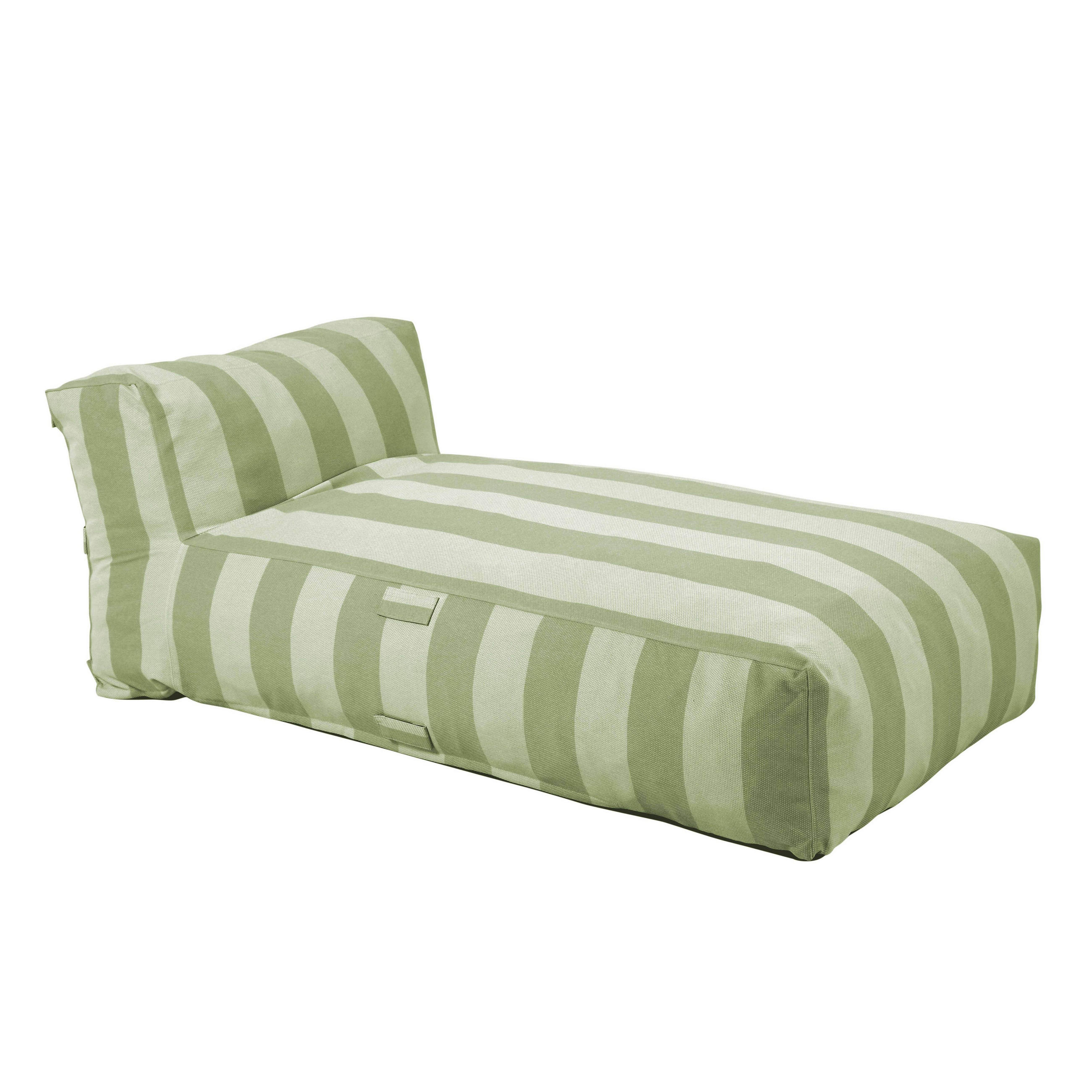 CHAISELONGUE, Kaktusgrün - Grün, Textil (85/65/160cm) - Oviala