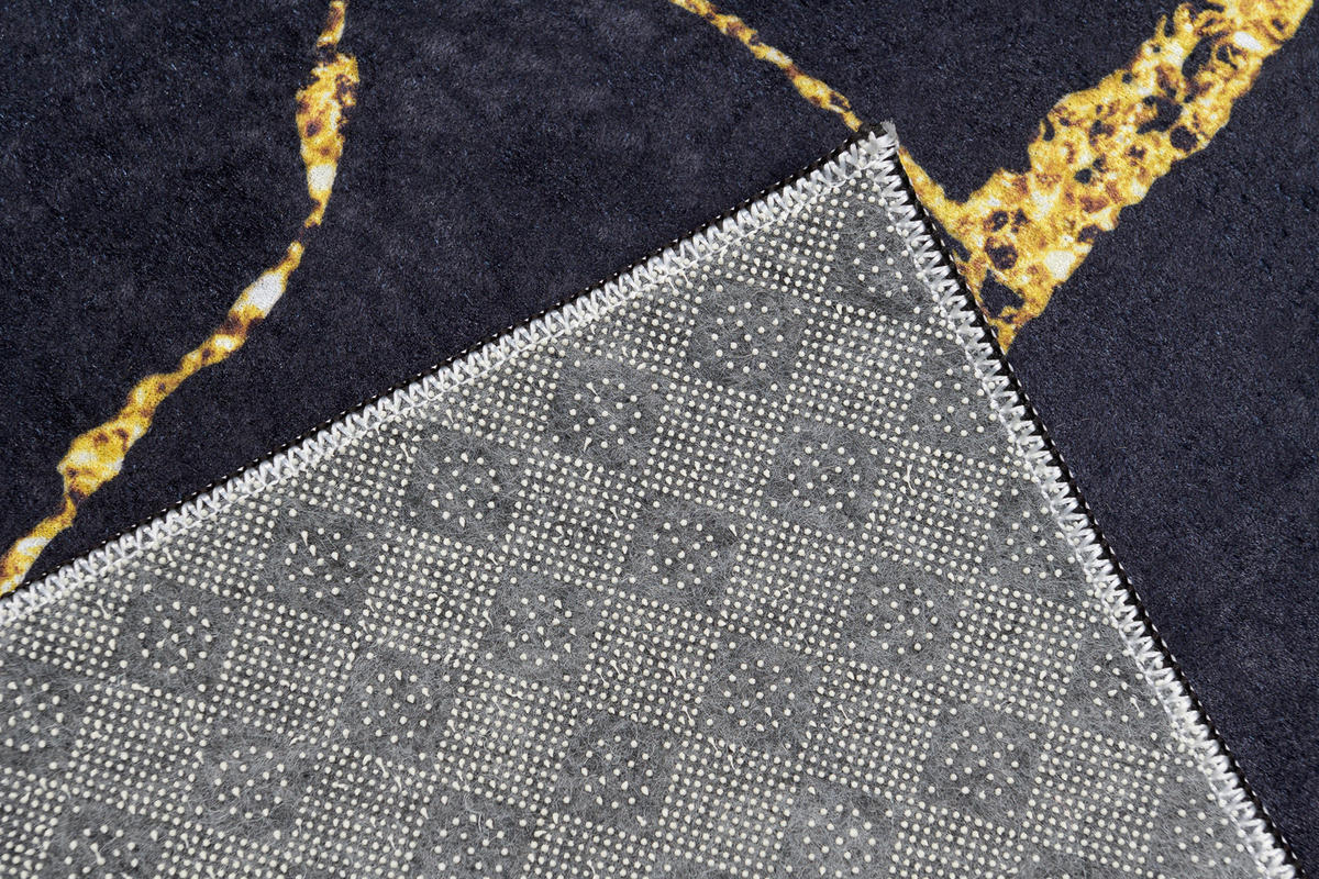 TEPPICH TOSCANA Schwarz 160/230 cm - Schwarz, Textil (160/230cm) - Tapiso