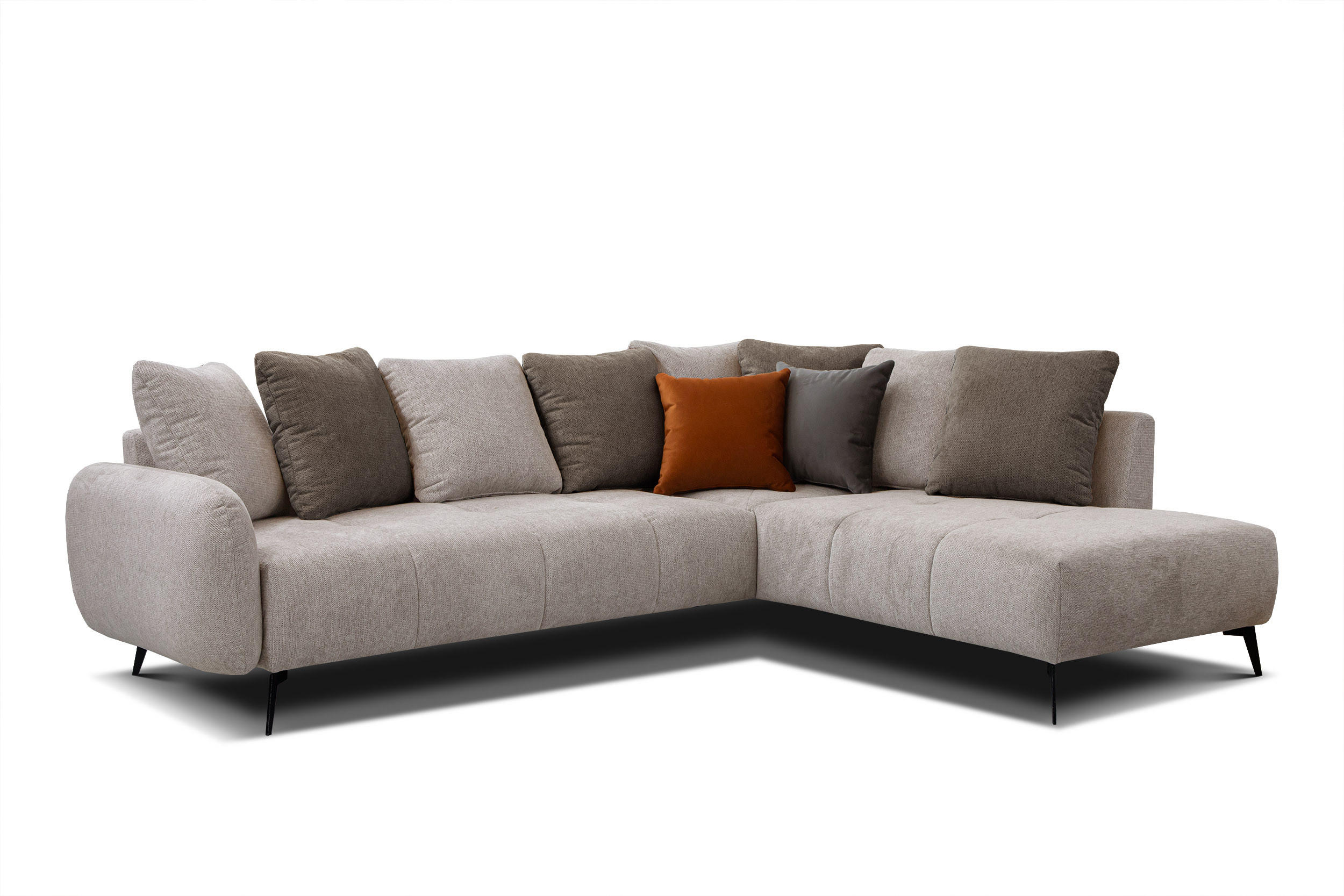 Wozimo Ecksofa Beige 266x206 cm
