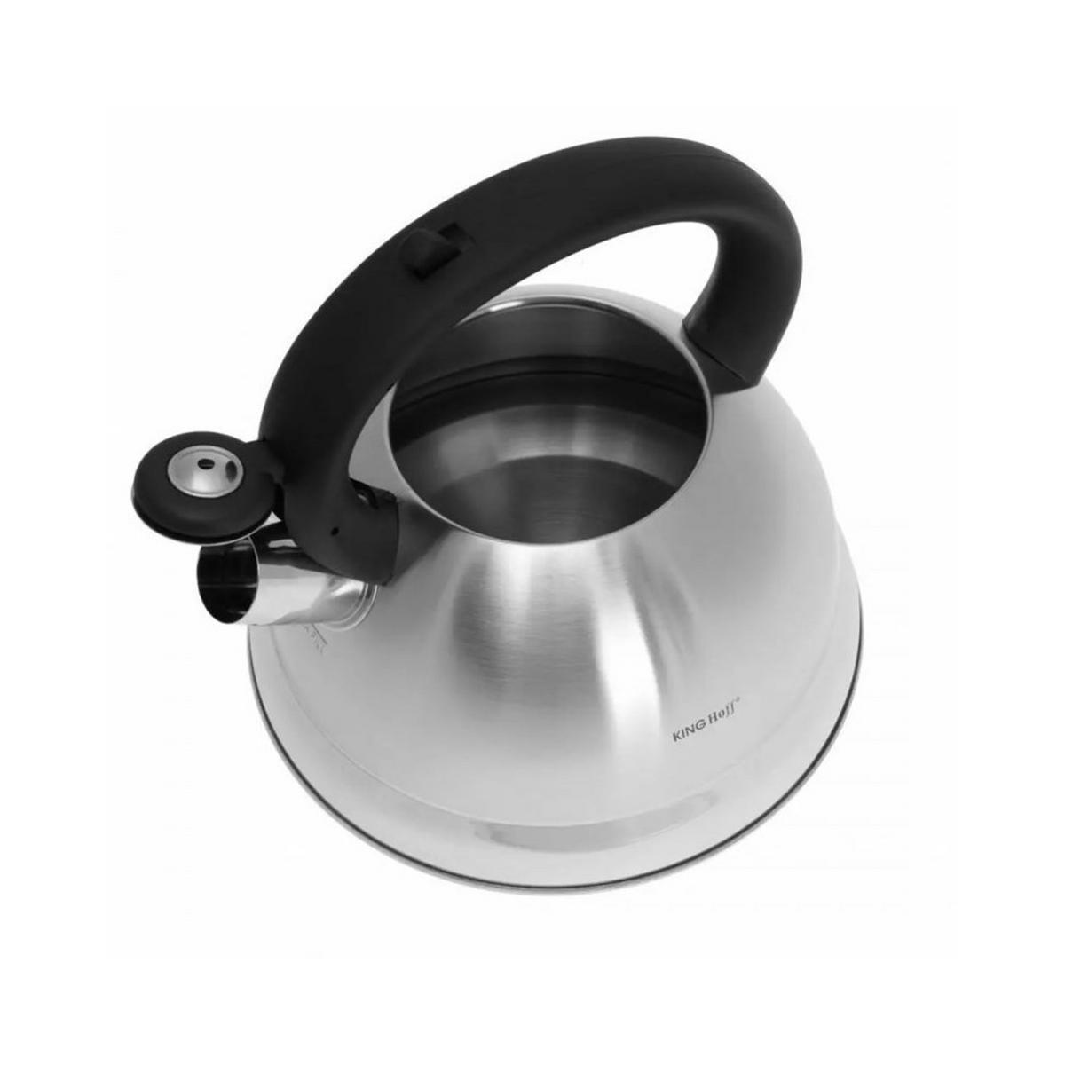 WASSERKESSEL Silber 25/23/20 cm KH3236 - Silberfarben, Metall (25cm) - Kinghoff 