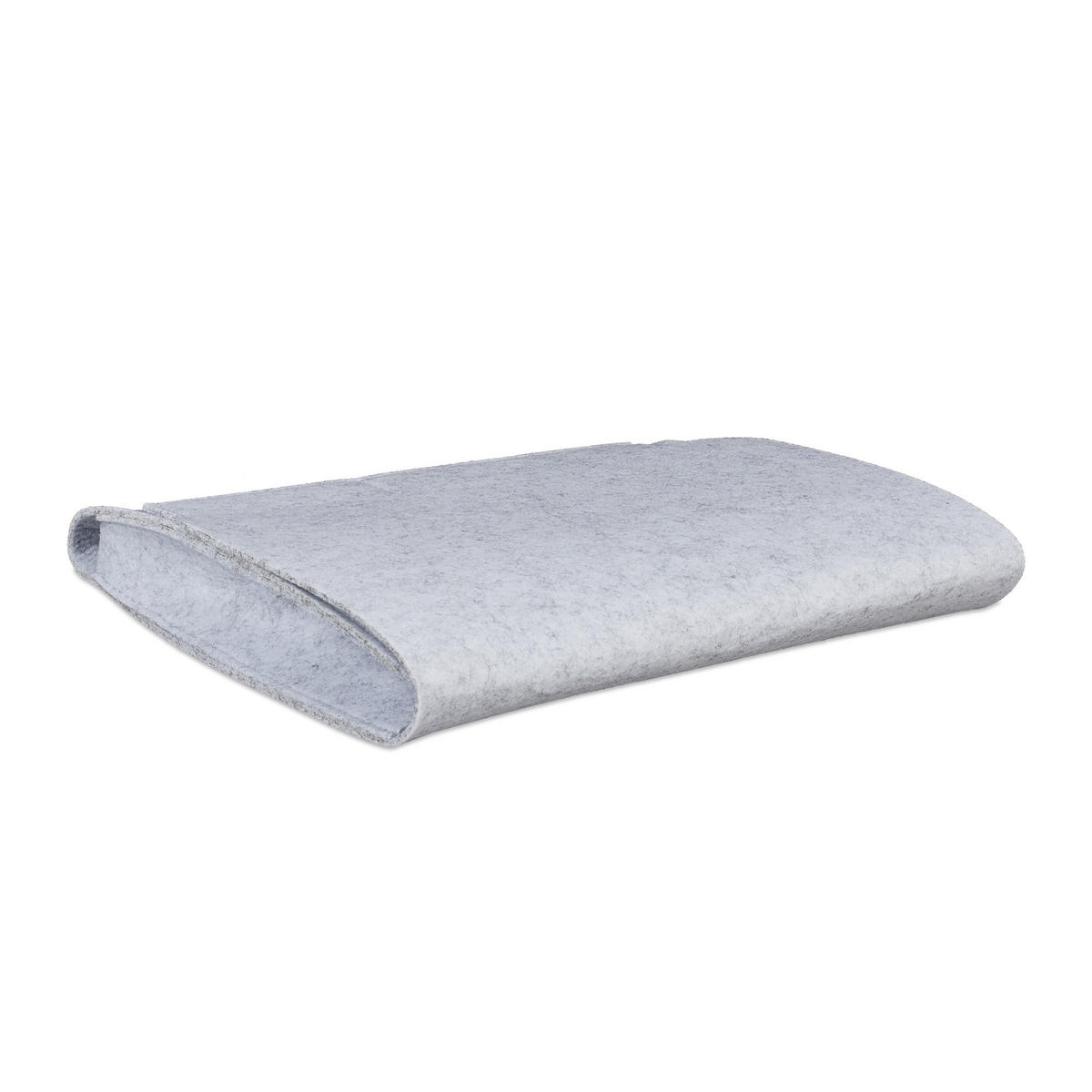 BETTTASCHE - Grau, Textil - Relaxdays