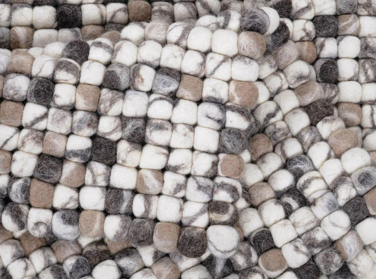 FILZTEPPICH Felty 170x240 cm - Naturfarben, Textil (170/240cm) - THEKO