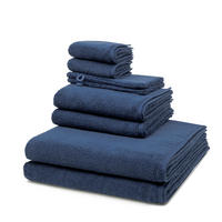FROTTIERSET Sensual Skin 8-teilig - Dunkelblau, Textil (50/100cm) - Ross