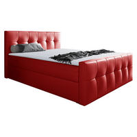 BOXBETT Malibu - Rot, Holz (140/200cm) - MIRJAN24