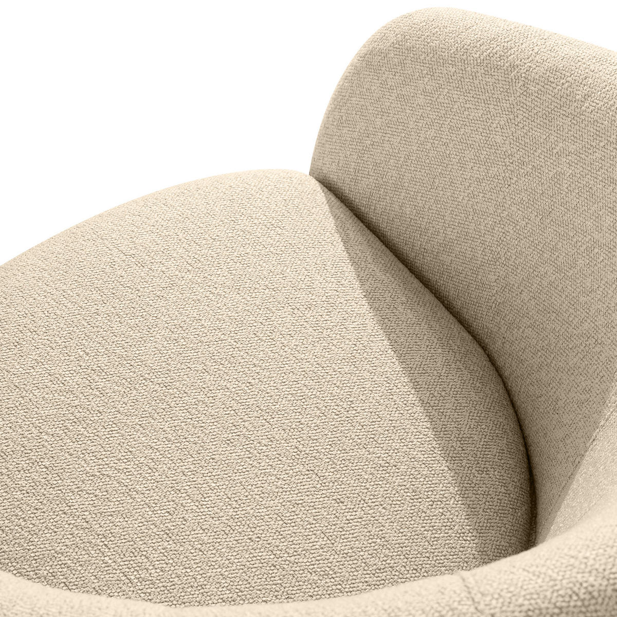 GARTENSESSEL SOLIS Loungesessel, - Creme, Textil/Metall (69/76/66cm) - KONSIMO®