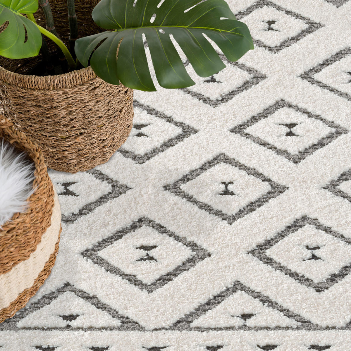 KURZFLOR-TEPPICH Lounge 9999 Grau 160x230 cm - Grau, Textil (160/230cm) - carpet city
