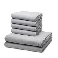 FROTTIERSET Sensual Skin 6-teilig - Hellgrau, Textil (50/100cm) - Ross
