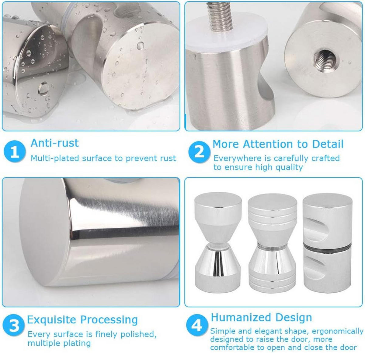 MÖBELGRIFF Chrom 1er-Set Aluminium - Silberfarben, Metall (3/3/6.2cm)
