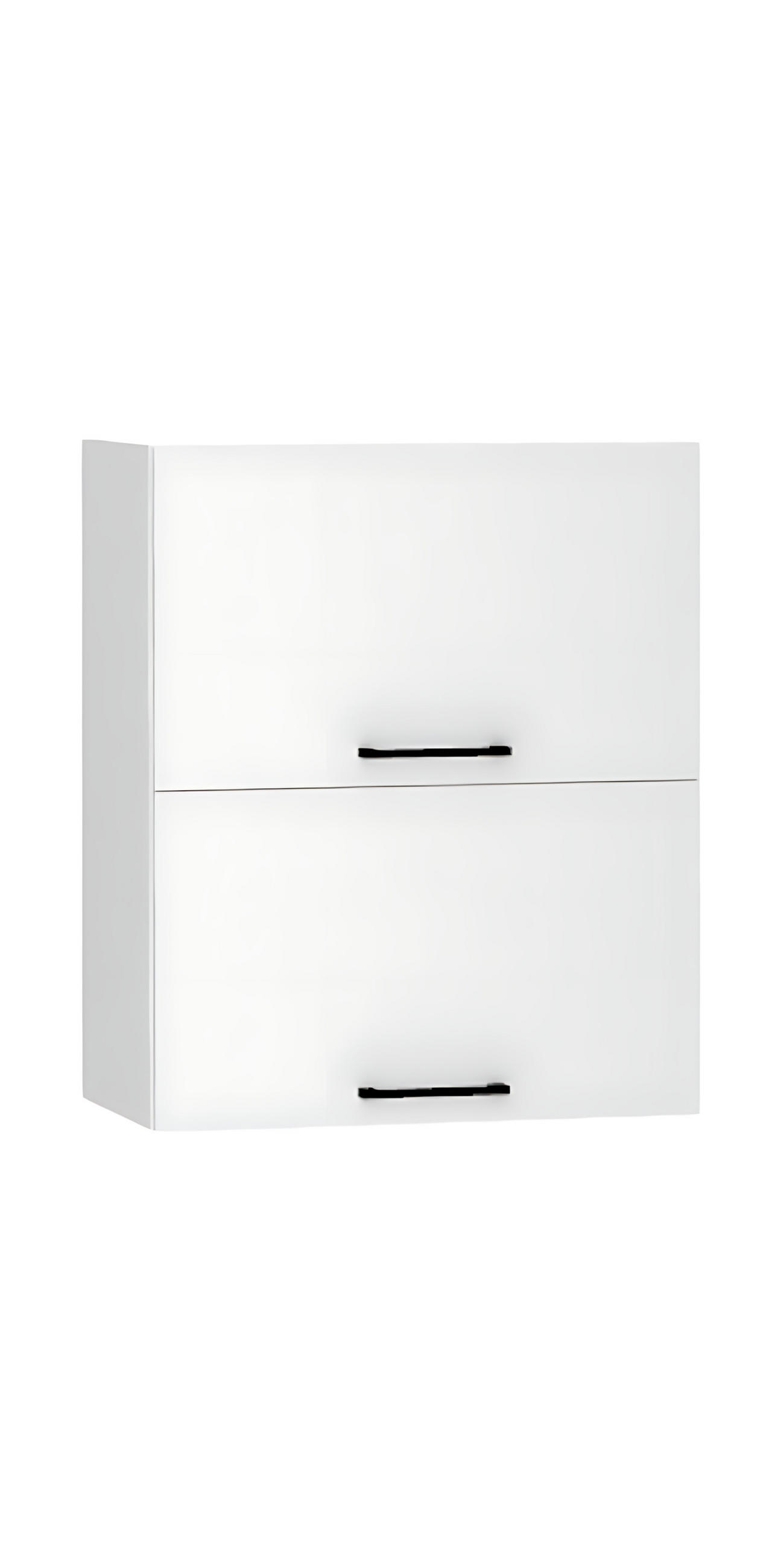 HÄNGESCHRANK W60GRF/2 - Dnoria - Hochwertige Küchen Optik - Weiß, Holz/Metall (60/72/30cm) - ROYAL24_MARKT