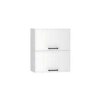 HÄNGESCHRANK W60GRF/2 - Dnoria - Hochwertige Küchen Optik - Weiß, Holz/Metall (60/72/30cm) - ROYAL24_MARKT