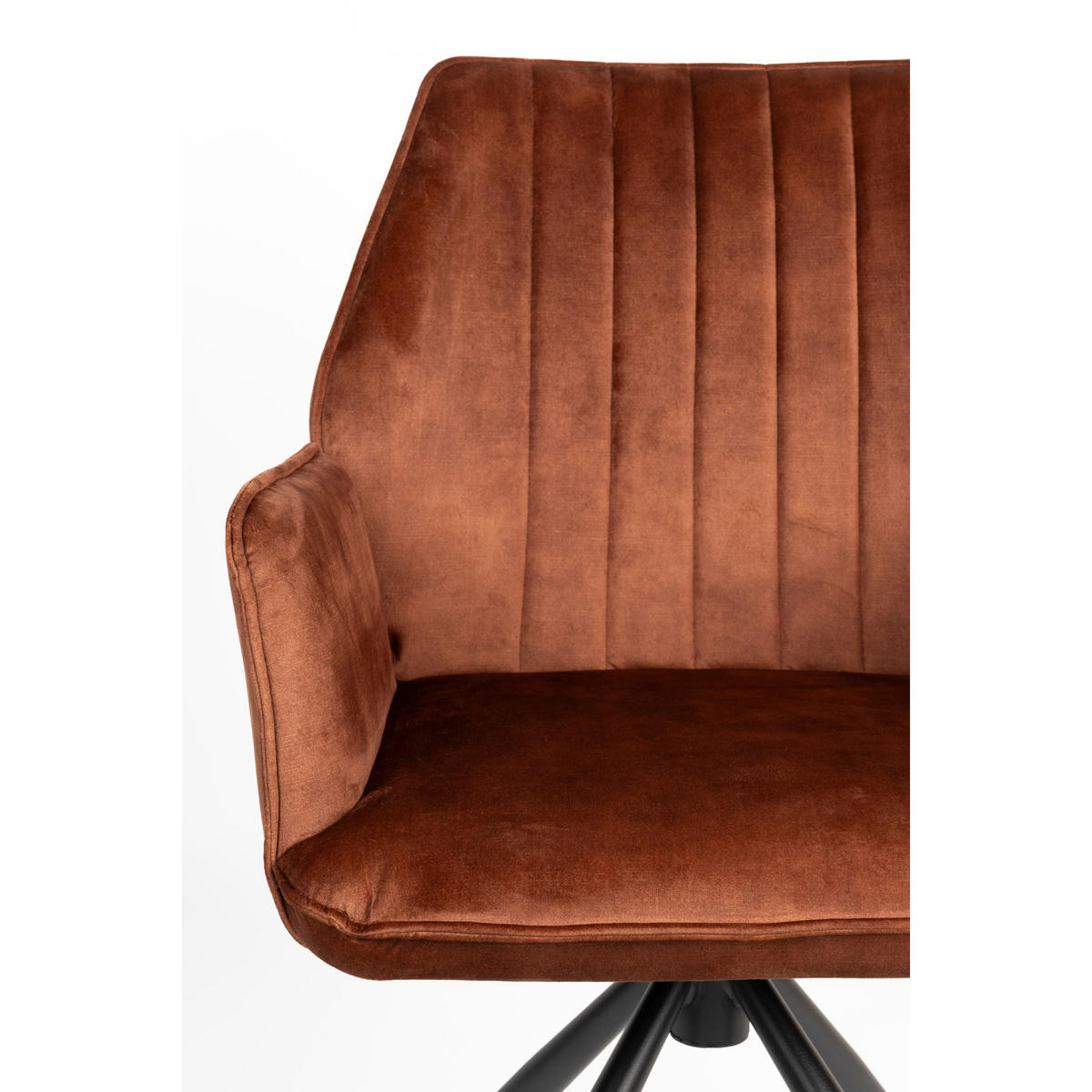 ESSZIMMERSTUHL Jamie Braun - 2 er Set - Braun, Textil (56/90/61cm) - Housecraft Living