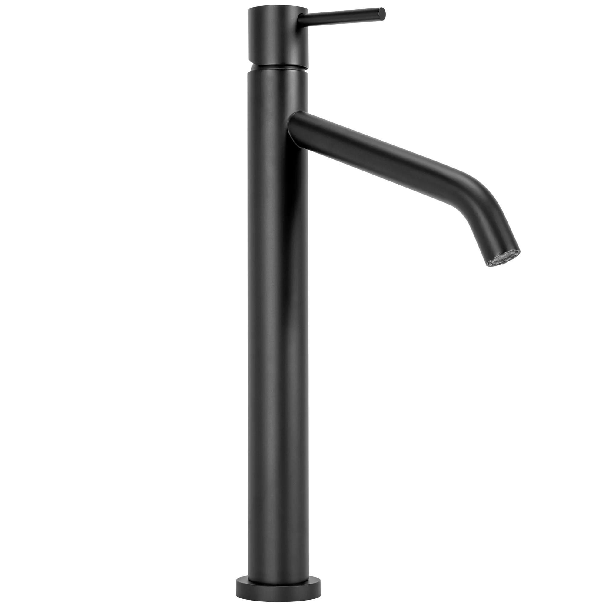 WASCHBECKENARMATUR Rea Level Black High - Schwarz, Metall (5/34.5/18.5cm) - REA