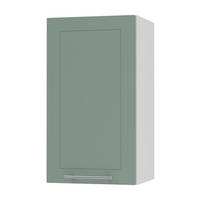 KÜCHENHÄNGESCHRANK Kvantum W2/40 Mint Matt / Weiß Matt 40 / 32,5 / 72cm - Weiß/Mintgrün, Holz/Holzwerkstoff (40/72/32.5cm) - Feldmann-Wohnen