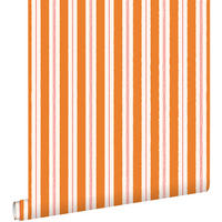 TAPETE Streifen 50 x 900 cm - Orange, Papier (50/0.1cm) - ESTAhome